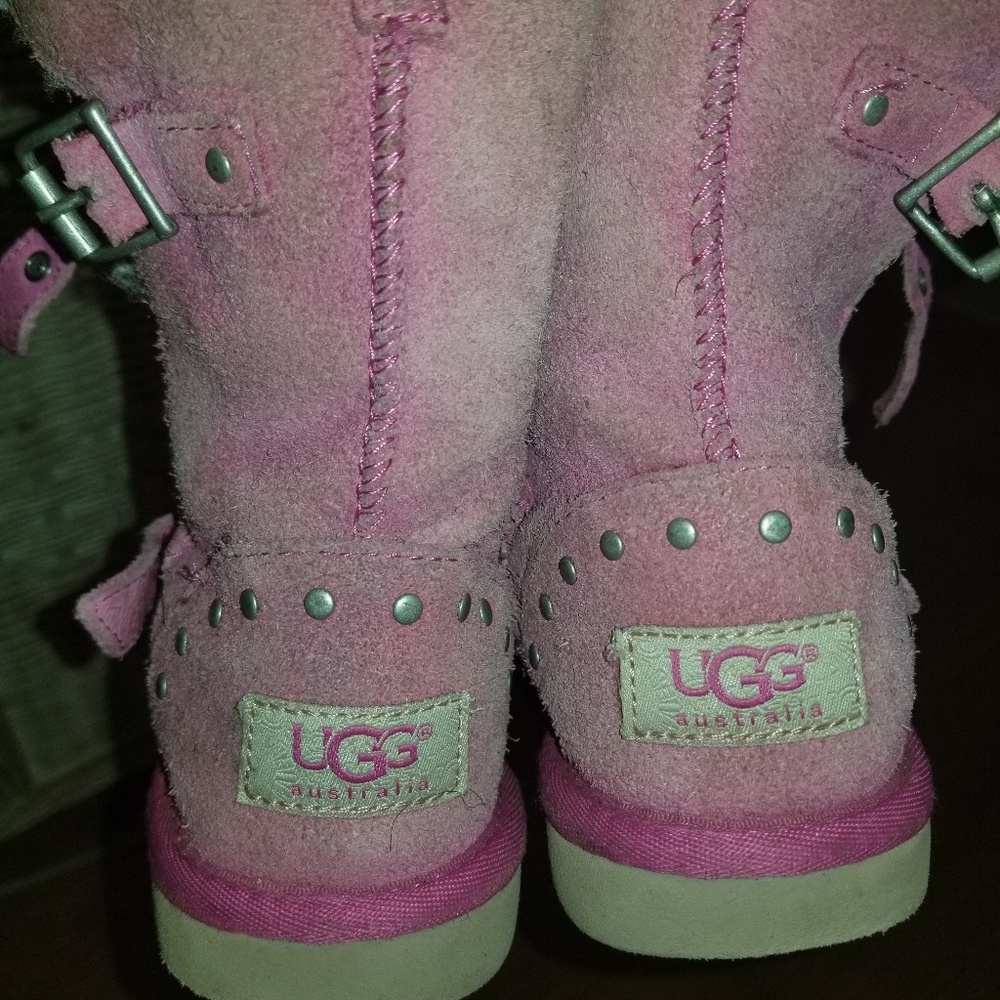 Pink boots